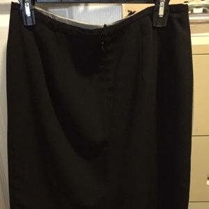 Skirt - Black - straight skirt - lined